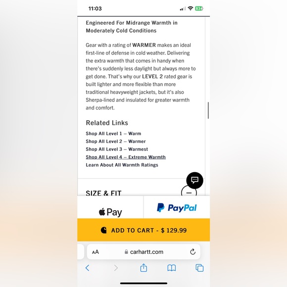 EUC WORN ONCE LIGHTWEIGHT PUFFER CARHARTT QUILTED LARGE JACKET COAT BLACK RD - Picture 10 of 11